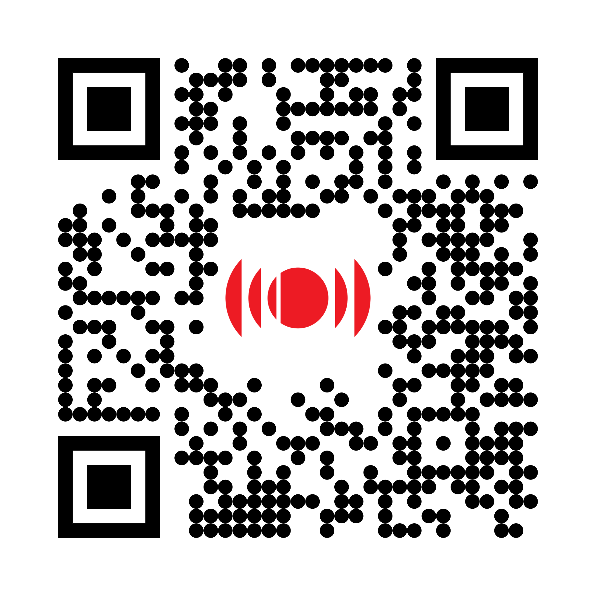 Código QR de la aplicación