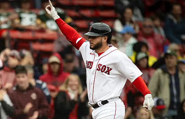 Wilyer Abreu - Foto extraída de la cuenta de Instagram de los Medias Rojas de Boston @redsox