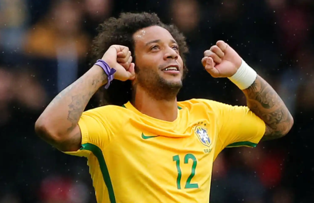 Marcelo Vieira celebrando un gol - Foto de PASCAL ROSSIGNOL/Reuters