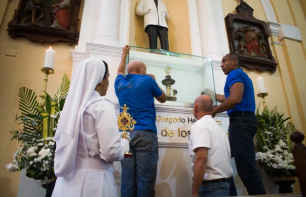 Armando Díaz/Crónica Uno José Gregorio Hernández y Carmen Rendiles