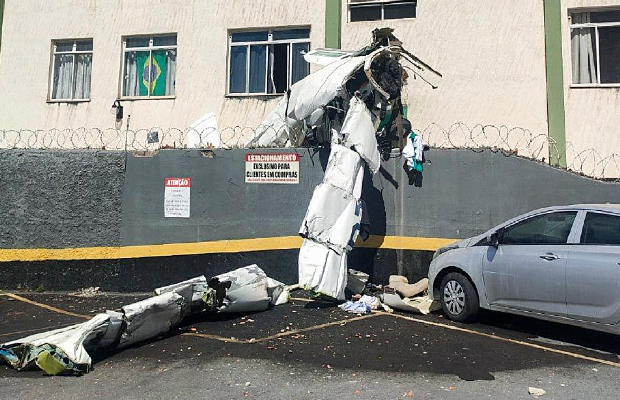 Brasil: Avioneta se estrelló contra edificio residencial en Belo Horizonte  | Televen