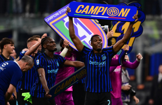 El Inter de Milán se coronó campeón de la Serie A en casa tras 37 años