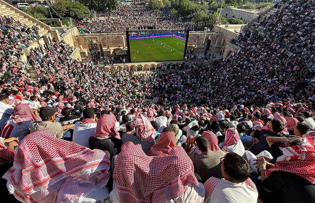 ¡Postal! El Teatro Romano de Amán vibró con el debut de Jordania en el Mundial 2026