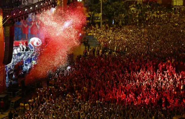 Madrid celebró el título mundial entre festejos masivos y homenajes