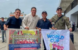 Árbitros venezolanos regresaron al país tras participar en el Mundial 2026