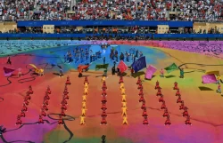 Gustavo Dudamel se presentó en el show de medio tiempo de la final del Mundial 2026