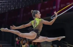 Jimena Domínguez cerró participación en el Mundial de Gimnasia Rítmica rumbo a Santa Fe 2026