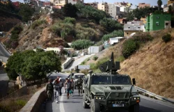 Reforzaron seguridad en Ceuta por temor a nuevo intento de entrada masiva de migrantes