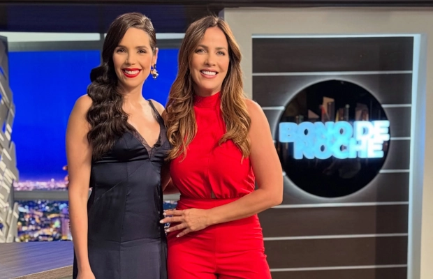¡Entre risas y confidencias! Charyl Chacón llegó al set de Bono de Noche